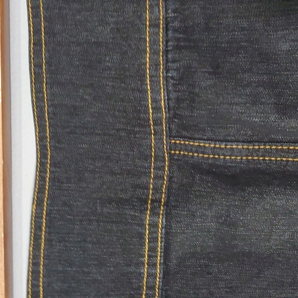 BisouBisou skirt women's size 12 black false pockets - Picture 6 of 16